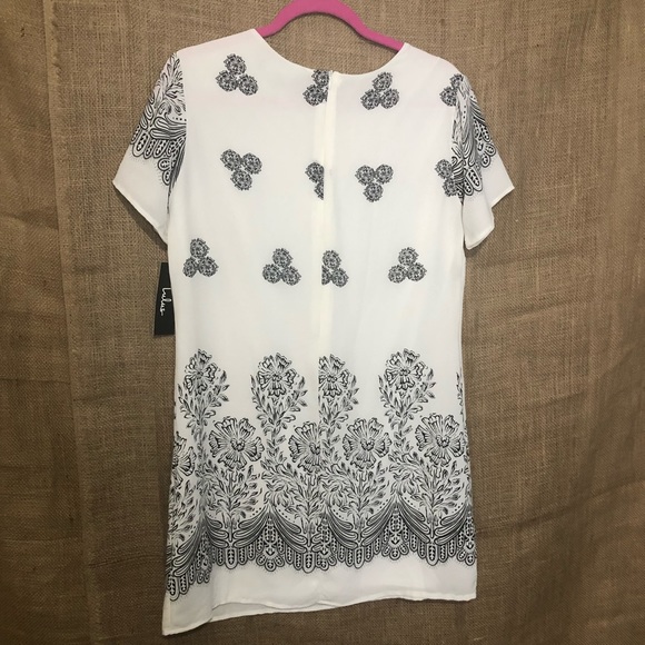 Lulu’s SZ S White Floral Print Riverside Dress - Picture 6 of 8